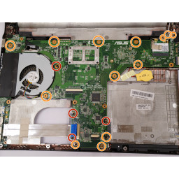 Замена материнской платы ASUS U46E-RAL7